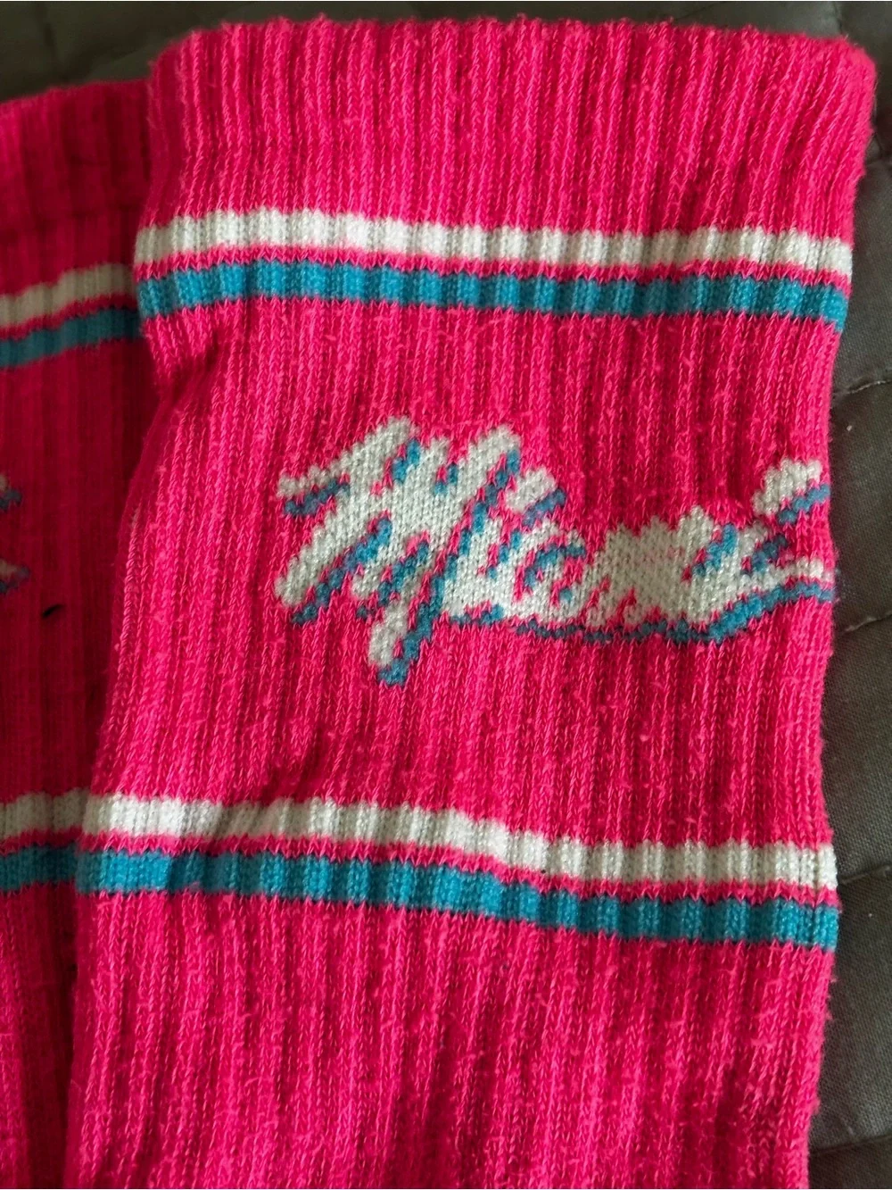 Miami Crew Socks 2 Pairs Unisex SZ M